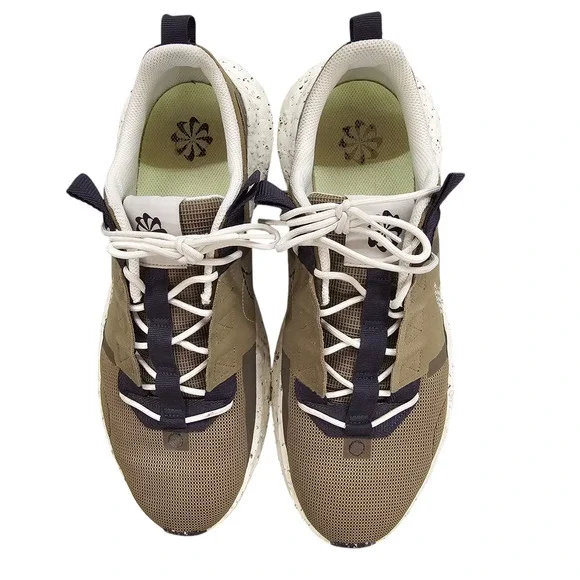 Nike Shoes Mens Size 12 Crater Impact Brown Kelp Running Trainer Sustainable - Picture 7 of 16